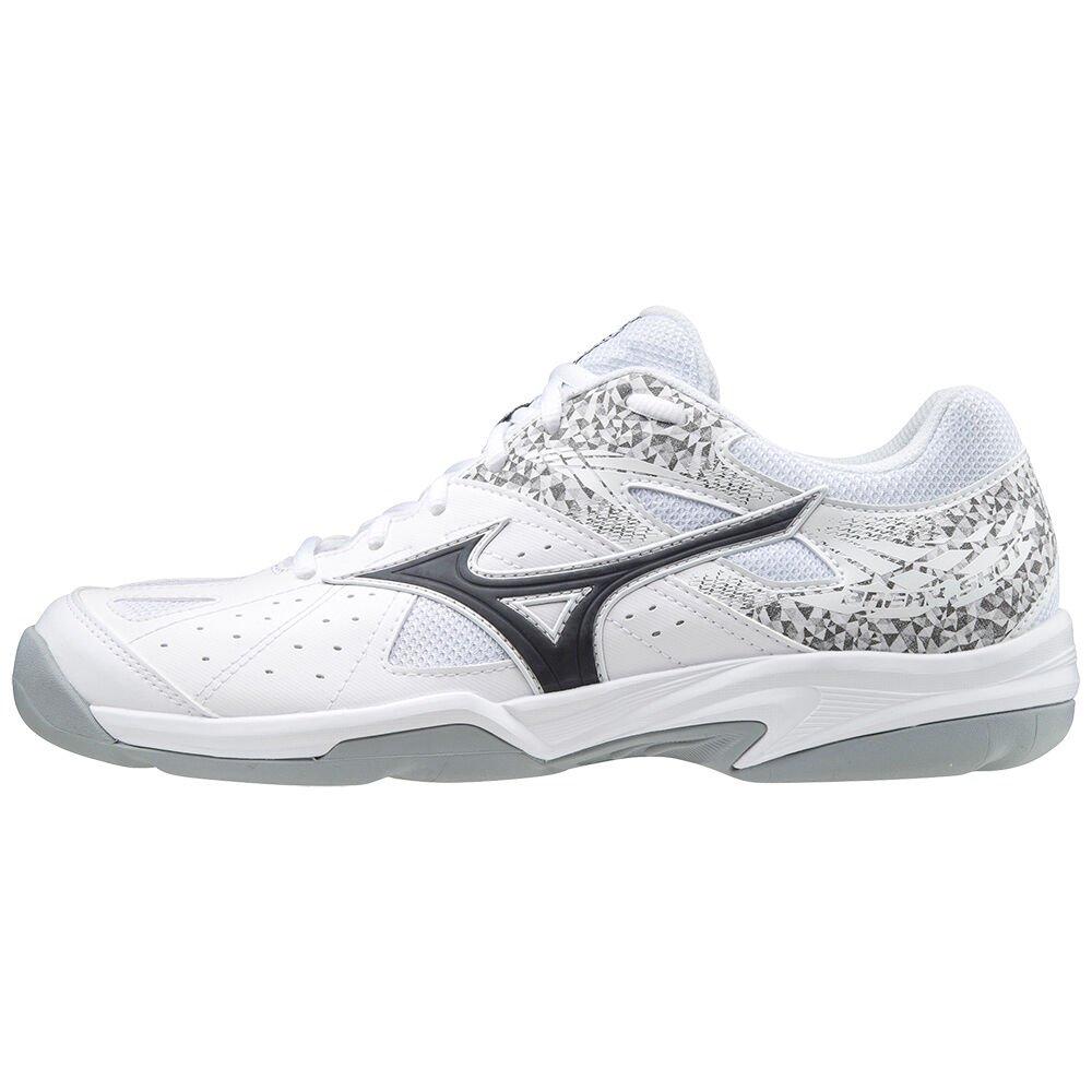 Men's Mizuno Tennis Shoes White/Black/White Break Shot 2 Cs Shoes - 61GR194209